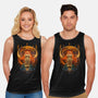 Art Deco Dark Tower-Unisex-Basic-Tank-daobiwan