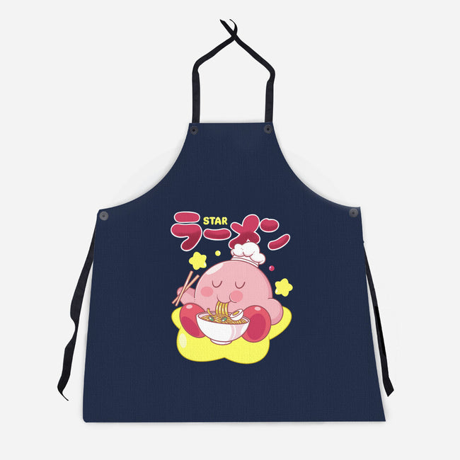 Kirby Star Ramen-Unisex-Kitchen-Apron-Tri haryadi