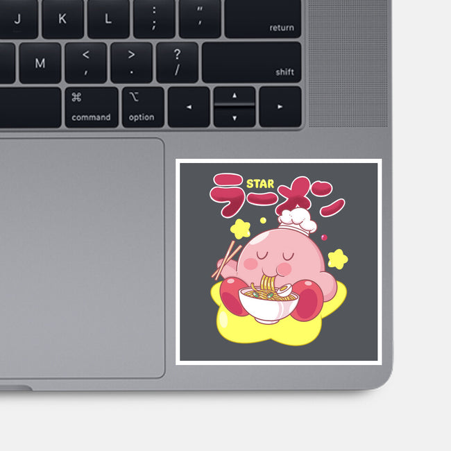 Kirby Star Ramen-None-Glossy-Sticker-Tri haryadi