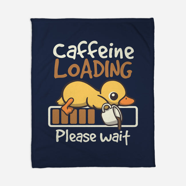 Caffeine Loading-None-Fleece-Blanket-NemiMakeit