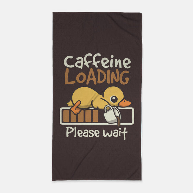 Caffeine Loading-None-Beach-Towel-NemiMakeit