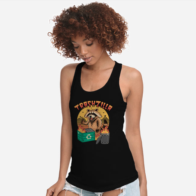 Trashzilla-Womens-Racerback-Tank-vp021