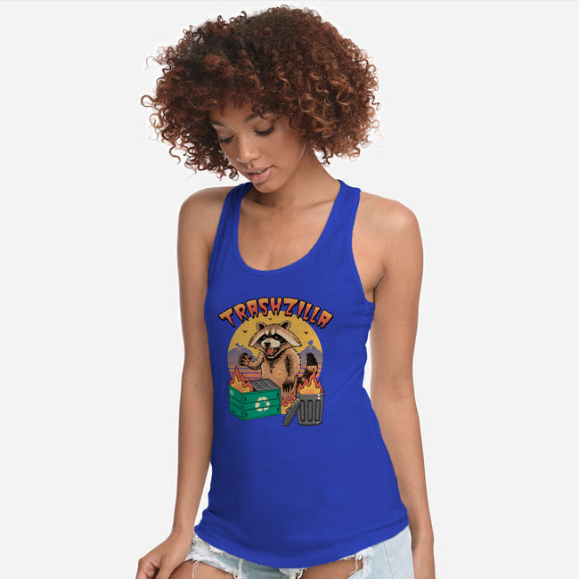 Trashzilla-Womens-Racerback-Tank-vp021