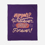 Humans Whatever Cats Forever-None-Fleece-Blanket-tobefonseca