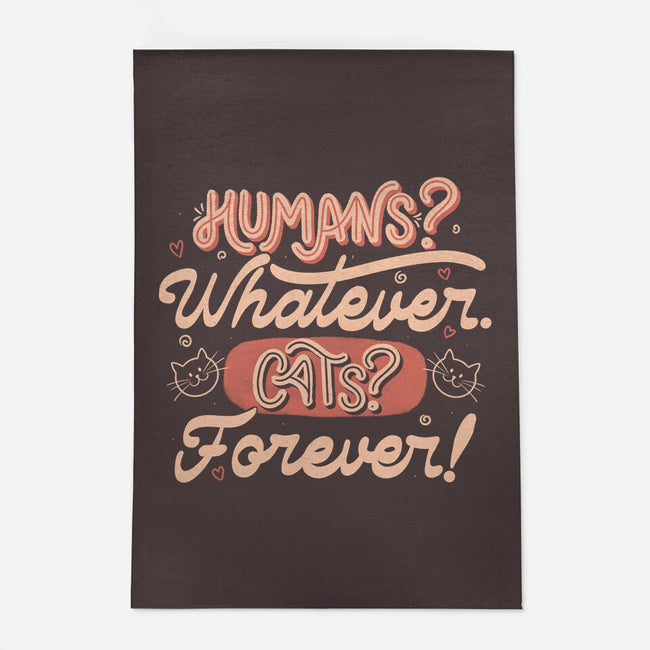 Humans Whatever Cats Forever-None-Indoor-Rug-tobefonseca