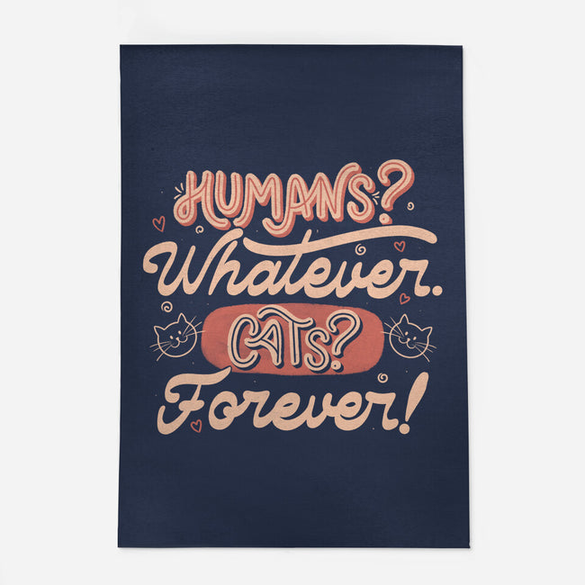 Humans Whatever Cats Forever-None-Indoor-Rug-tobefonseca