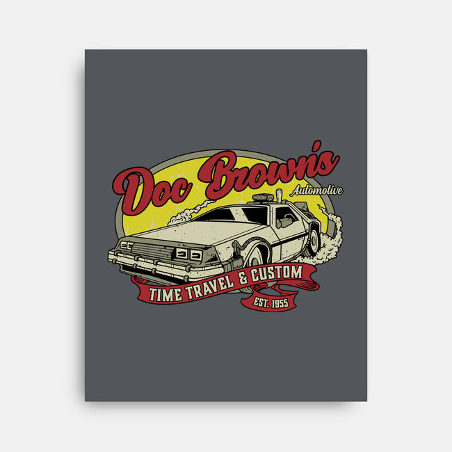 Doc's Automotive-None-Stretched-Canvas-retrodivision