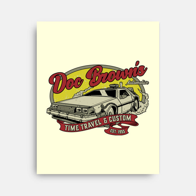 Doc's Automotive-None-Stretched-Canvas-retrodivision