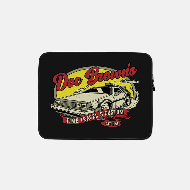 Doc's Automotive-None-Zippered-Laptop Sleeve-retrodivision