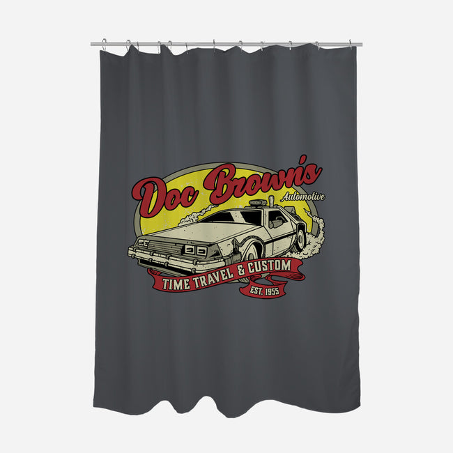 Doc's Automotive-None-Polyester-Shower Curtain-retrodivision