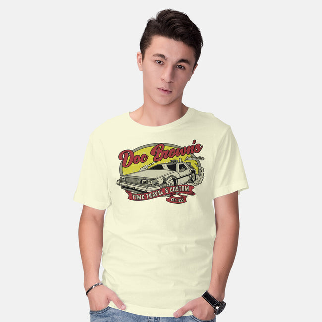 Doc's Automotive-Mens-Basic-Tee-retrodivision