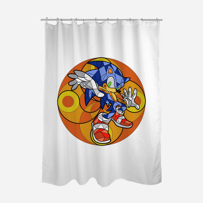 Geometric Runner-None-Polyester-Shower Curtain-nickzzarto