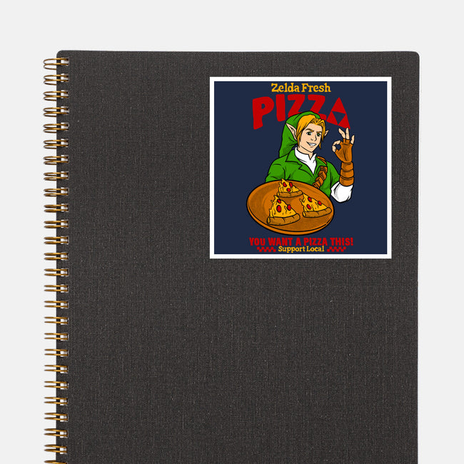 Fresh Pizza-None-Glossy-Sticker-spoilerinc