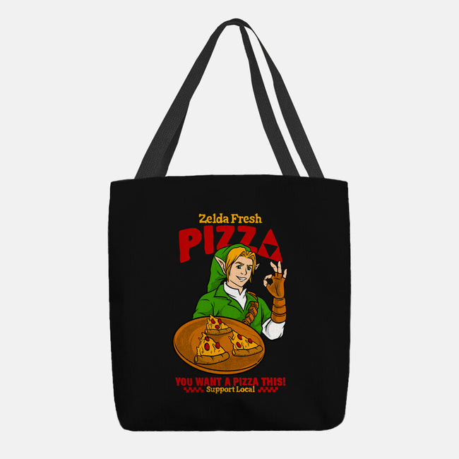 Fresh Pizza-None-Basic Tote-Bag-spoilerinc