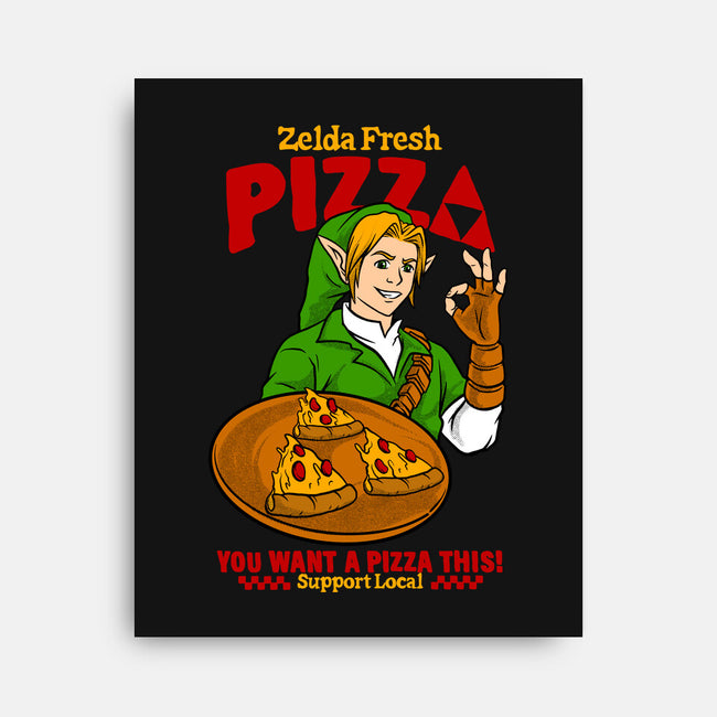 Fresh Pizza-None-Stretched-Canvas-spoilerinc