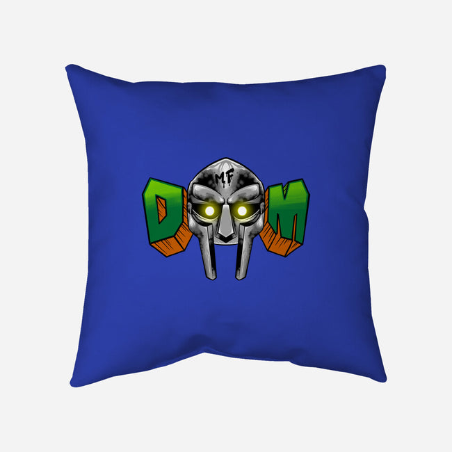 Doom Mask-None-Removable Cover-Throw Pillow-spoilerinc