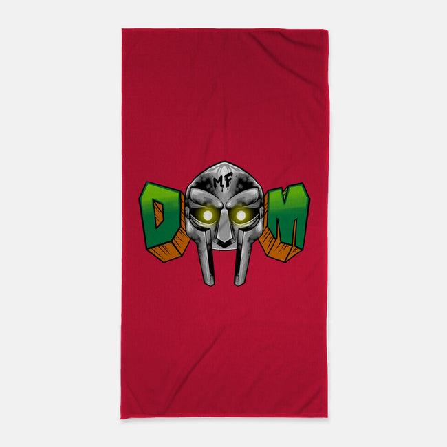 Doom Mask-None-Beach-Towel-spoilerinc