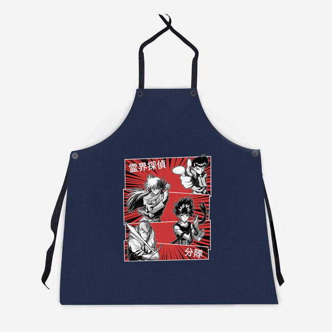 Spirit World Detectives-Unisex-Kitchen-Apron-Astrobot Invention