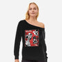 Spirit World Detectives-Womens-Off Shoulder-Sweatshirt-Astrobot Invention