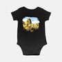 Mount Simpsons-Baby-Basic-Onesie-dalethesk8er