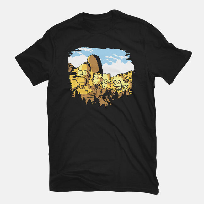 Mount Simpsons-Mens-Basic-Tee-dalethesk8er