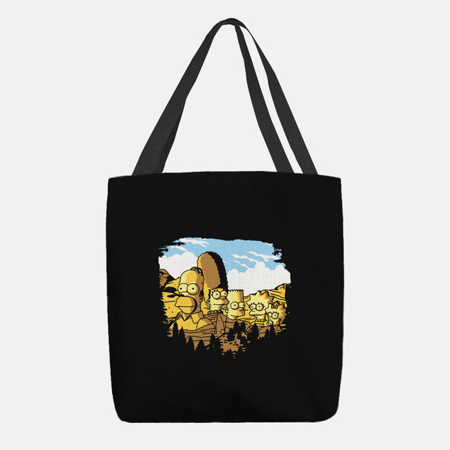 Mount Simpsons-None-Basic Tote-Bag-dalethesk8er