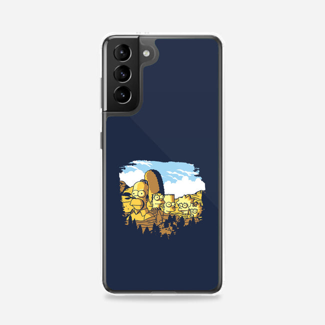 Mount Simpsons-Samsung-Snap-Phone Case-dalethesk8er