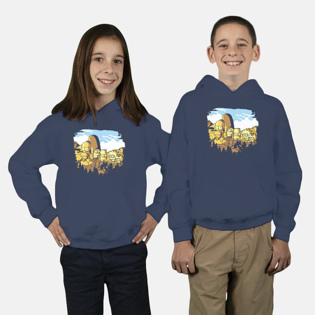 Mount Simpsons-Youth-Pullover-Sweatshirt-dalethesk8er