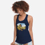 Mount Simpsons-Womens-Racerback-Tank-dalethesk8er