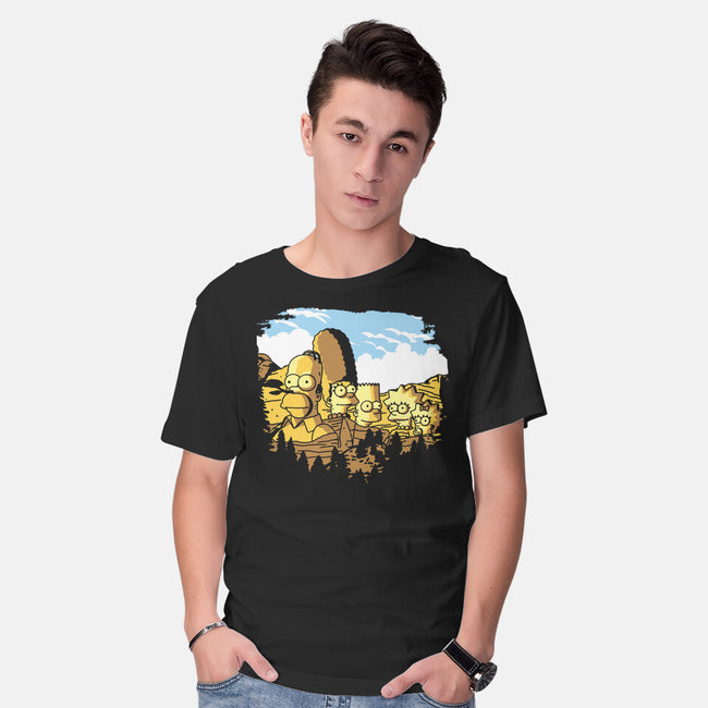 Mount Simpsons-Mens-Basic-Tee-dalethesk8er