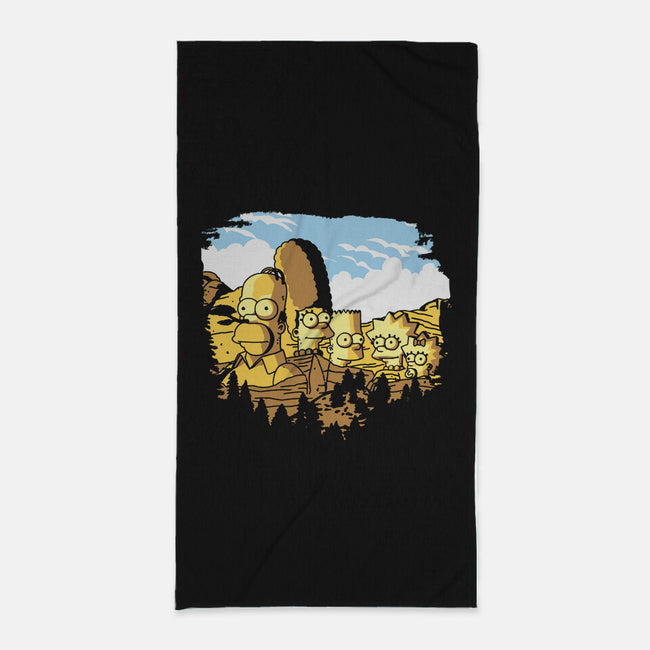 Mount Simpsons-None-Beach-Towel-dalethesk8er