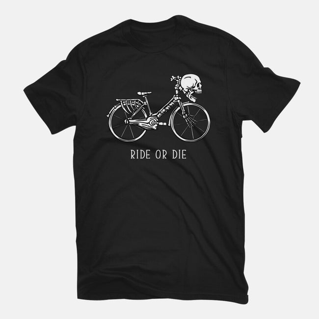 Bike Skeleton-Unisex-Basic-Tee-tobefonseca