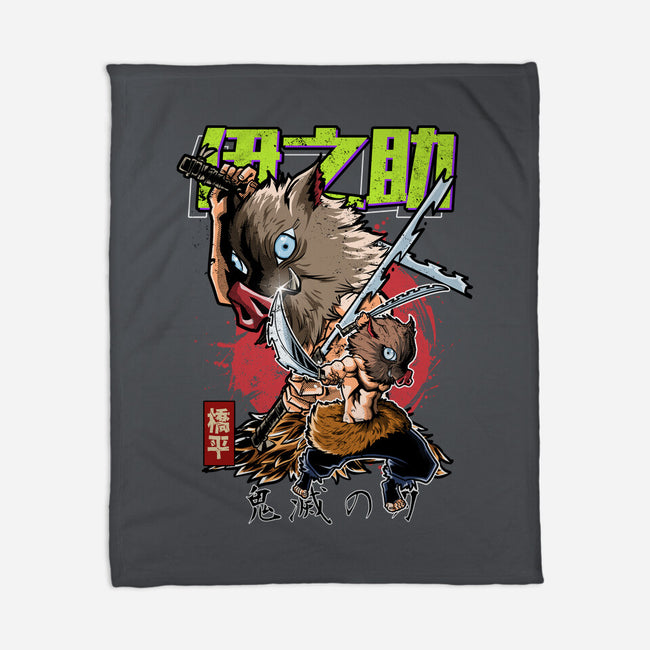 The Inosuke Blades-None-Fleece-Blanket-Diego Oliver