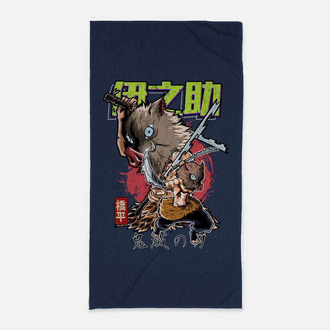 The Inosuke Blades-None-Beach-Towel-Diego Oliver