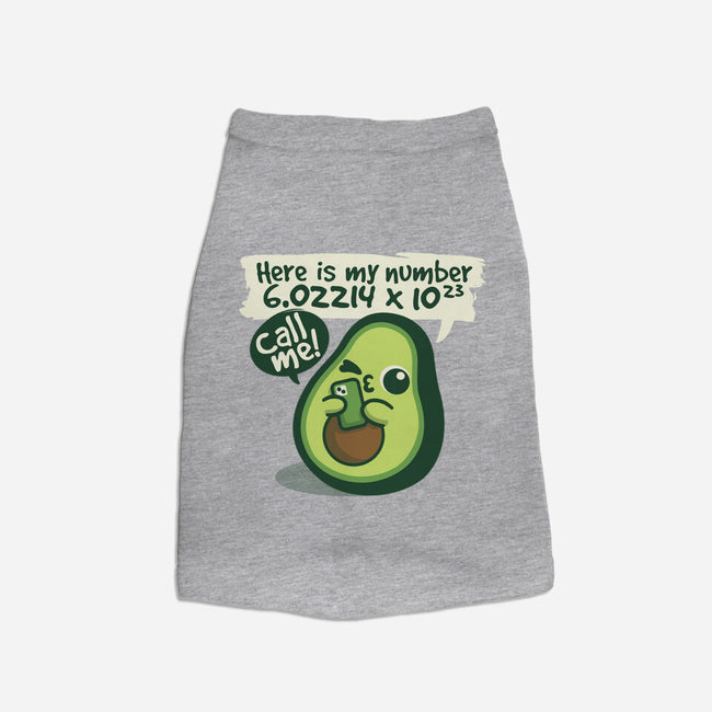 Call Me Avocado Number-Cat-Basic-Pet Tank-NemiMakeit