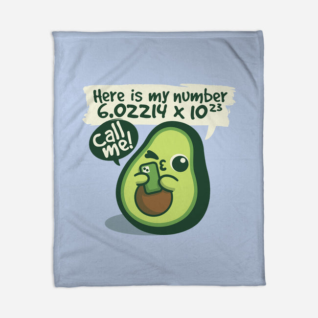 Call Me Avocado Number-None-Fleece-Blanket-NemiMakeit