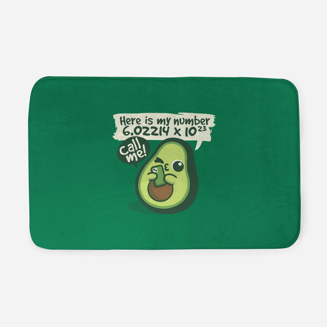 Call Me Avocado Number-None-Memory Foam-Bath Mat-NemiMakeit