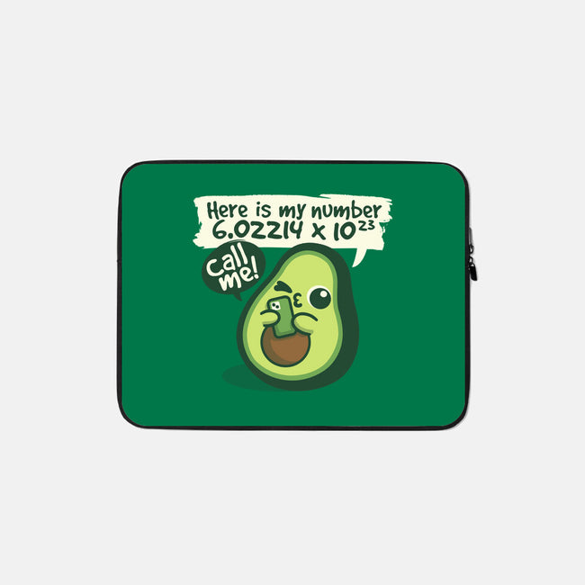 Call Me Avocado Number-None-Zippered-Laptop Sleeve-NemiMakeit