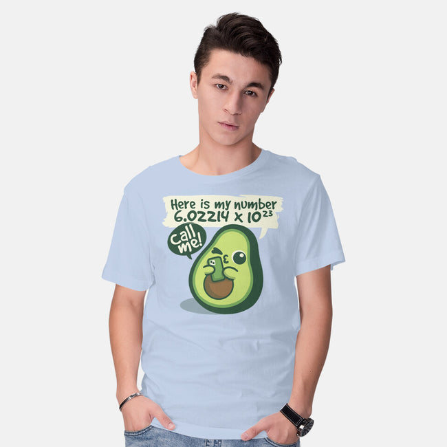 Call Me Avocado Number-Mens-Basic-Tee-NemiMakeit