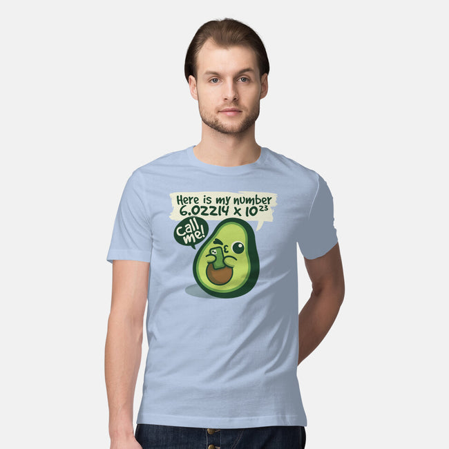 Call Me Avocado Number-Mens-Premium-Tee-NemiMakeit