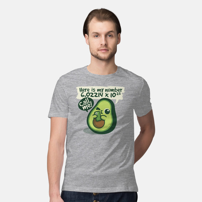 Call Me Avocado Number-Mens-Premium-Tee-NemiMakeit