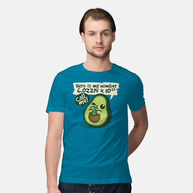 Call Me Avocado Number-Mens-Premium-Tee-NemiMakeit