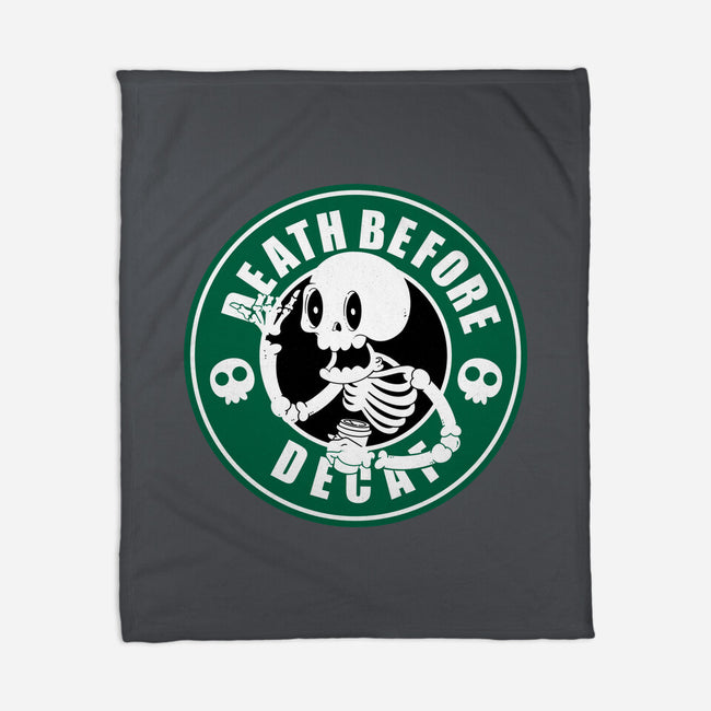 Death Over Decaf-None-Fleece-Blanket-Tri haryadi