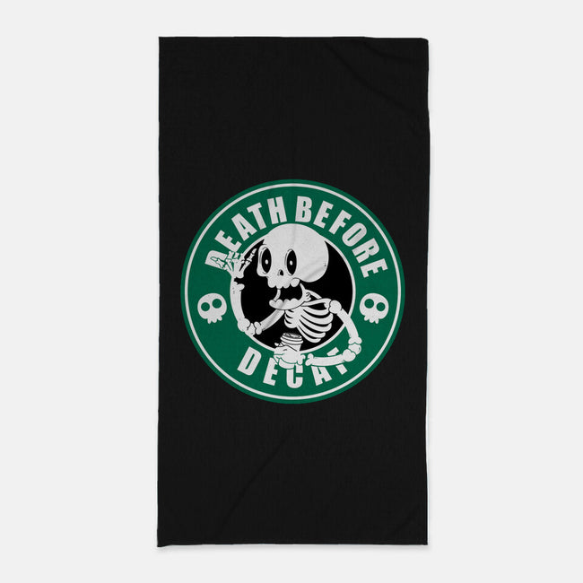 Death Over Decaf-None-Beach-Towel-Tri haryadi