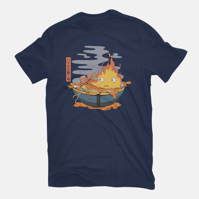 Calcifer Ramen-Mens-Basic-Tee-Claudia