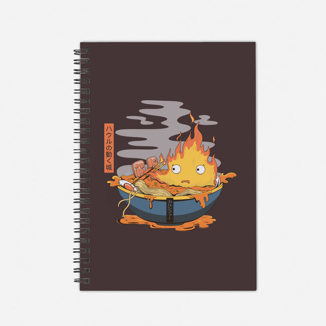 Calcifer Ramen-None-Dot Grid-Notebook-Claudia