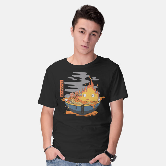 Calcifer Ramen-Mens-Basic-Tee-Claudia