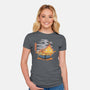 Calcifer Ramen-Womens-Fitted-Tee-Claudia