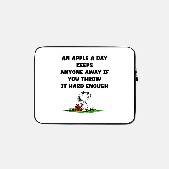 An Apple A Day-None-Zippered-Laptop Sleeve-drbutler