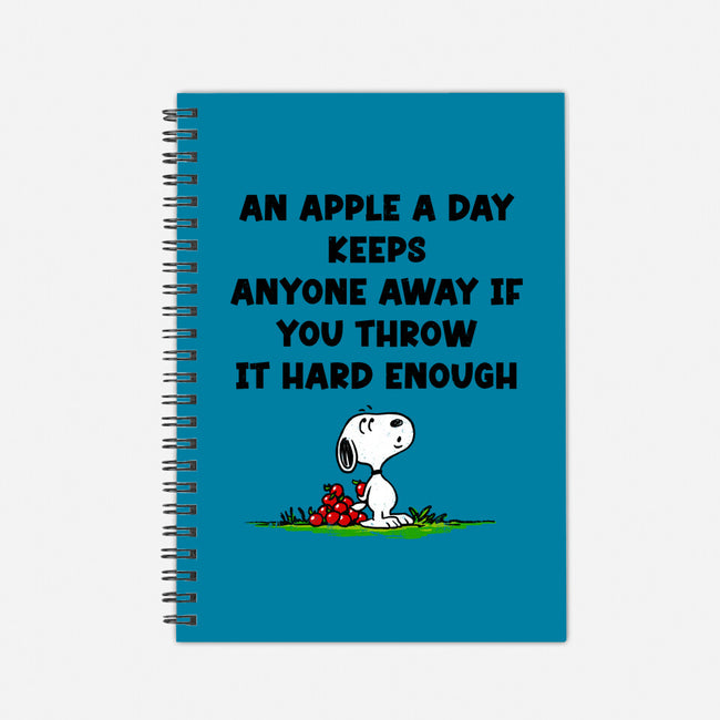 An Apple A Day-None-Dot Grid-Notebook-drbutler